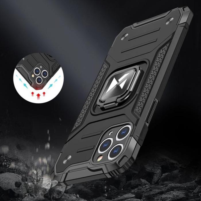 UTGATT1 - Wozinsky Ring Armor Skal iPhone 11 Pro - Blå