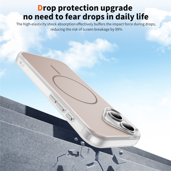 A-One Brand - iPhone 17 Mobilskal MagSafe Skin Touch TPU PC - Guld