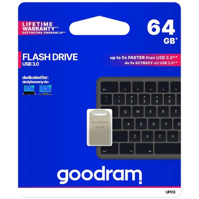 Goodram - Goodram Pendrive 64 GB Gen2 - Silver
