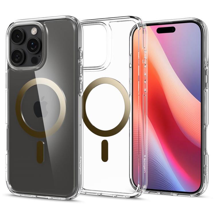 Spigen Mobilskal till iPhone 16 Pro Max Magsafe Ultra Hybrid - Guld | 2353 | AlltMobil