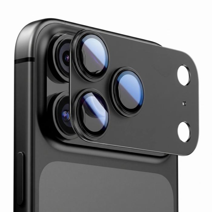 Tech-Protect - Tech-Protect Härdat Glas Kameraskydd För iPhone 18 Pro Max Camfull Fit Plus