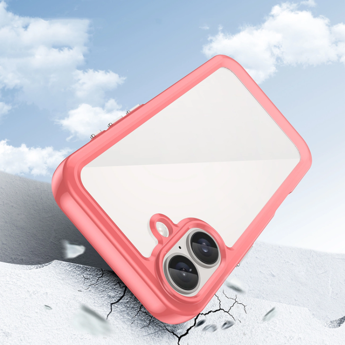 OEM - iPhone 16 Plus Mobilskal Outer Space - Röd