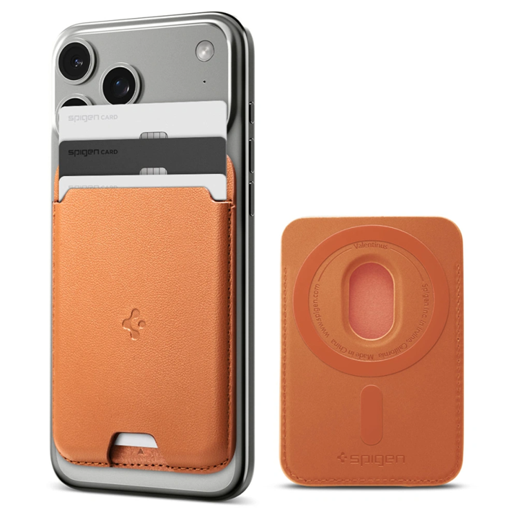 Spigen Valentinus Magsafe Universal Magnetic Korthållare - Metallic Orange | 264 | AlltMobil