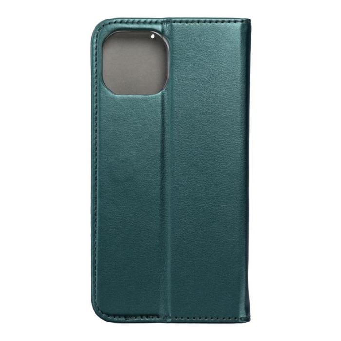 OEM - iPhone 14 Pro Plånboksfodral Smart Magneto - Mörkgrön
