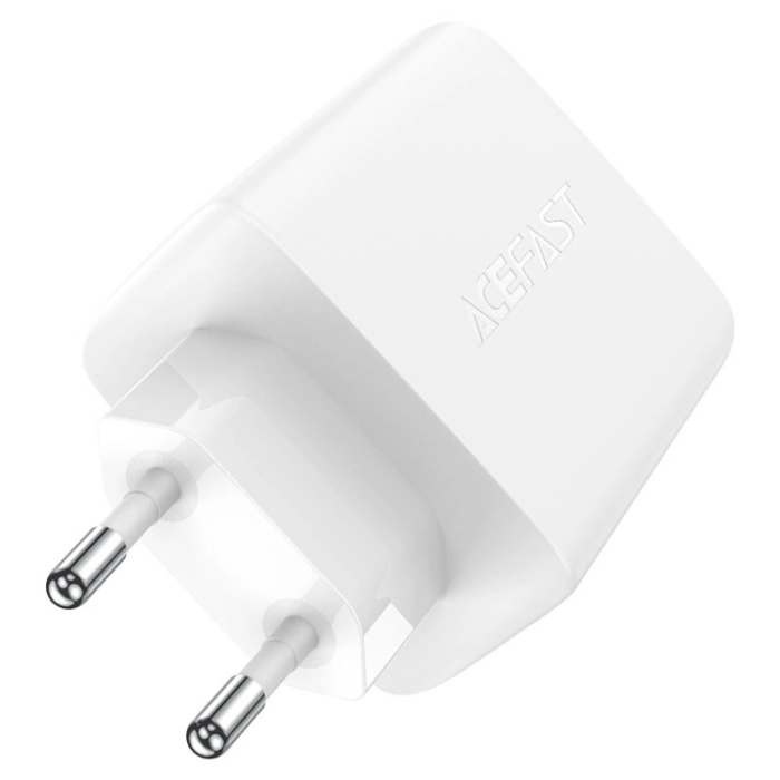 Acefast - Acefast GaN Snabbladdare 2x USB-C USB-A QC4+ 65W - Vit