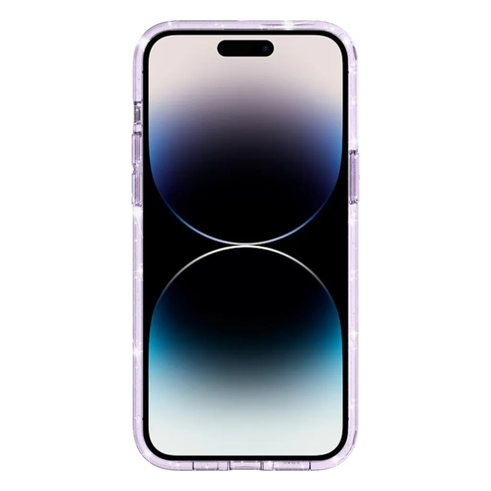 Taltech - iPhone 15 Pro Mobilskal Glittrande - Lila