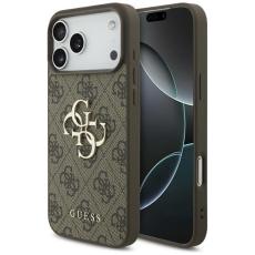 Guess - Guess iPhone 17 Pro Max Mobilskal 4G Big Logo - Brun