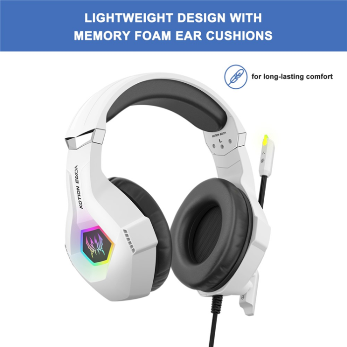 KOTION EACH - KOTION EACH Over-Ear Gaming Trådbundna Hörlurar RGB-ljus GS450