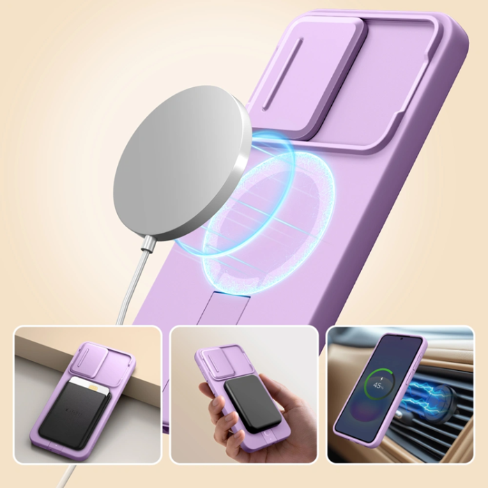 Tech-Protect - Tech-Protect Mobilskal För Galaxy A57 MagSafe Kevlar Aura - Violet