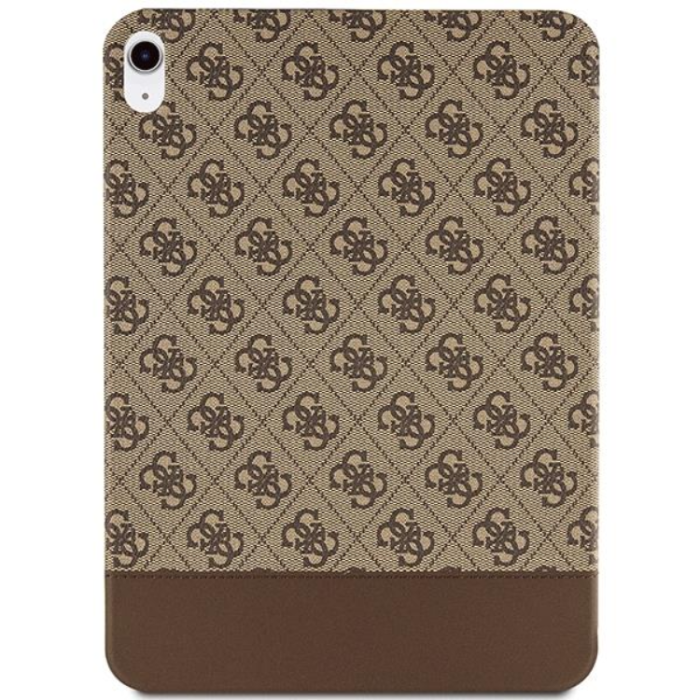 UTGATT - Guess iPad 10.9 (2022) Fodral 4G Stripe Allover - Brun