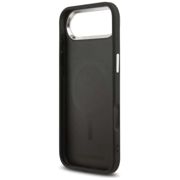 KARL LAGERFELD - Karl Lagerfeld iPhone Air Mobilskal MagSafe Karl Pin - Svart