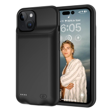 A-One Brand - iPhone 15 Batteriskal 7000mAh - Svart