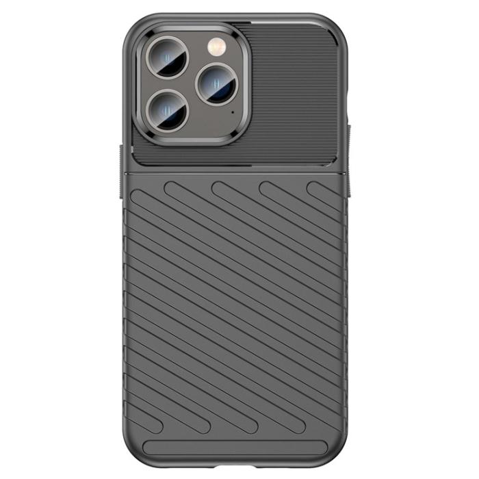 OEM - iPhone 14 Pro Skal Thunder Twill - Svart