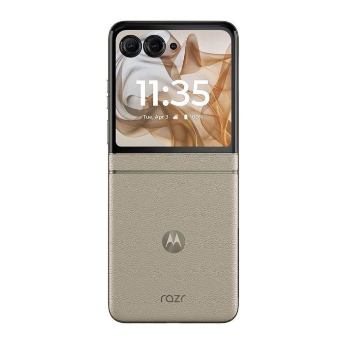 Motorola - (NY) Motorola Razr 50 8GB/256GB (Beach Sand)