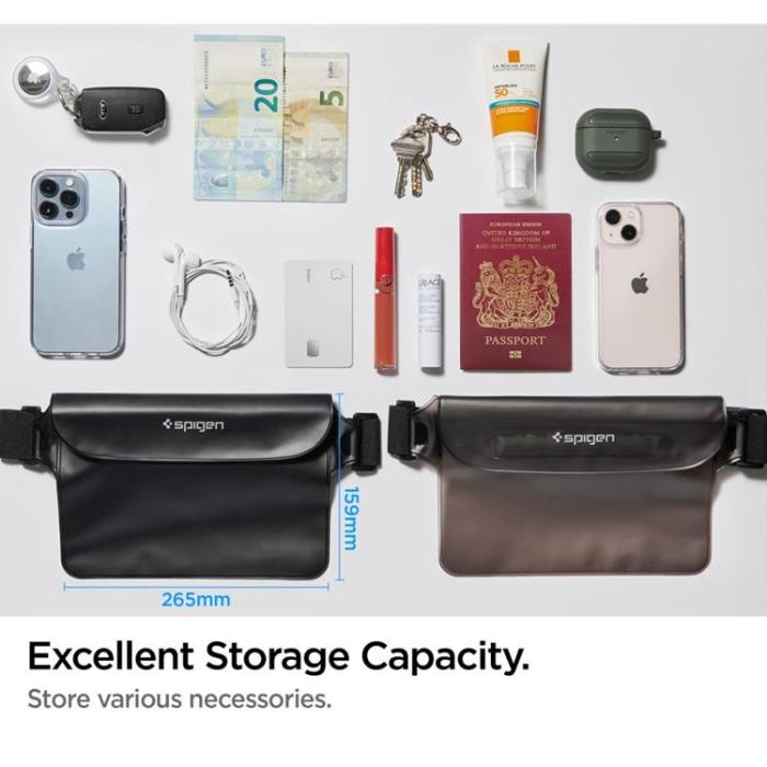 Spigen - Spigen Universal Vattentät Midjeväska A620 - Svart