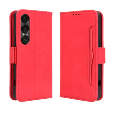 A-One Brand - Sony Xperia 1 VII Plånboksfodral Läder - Röd