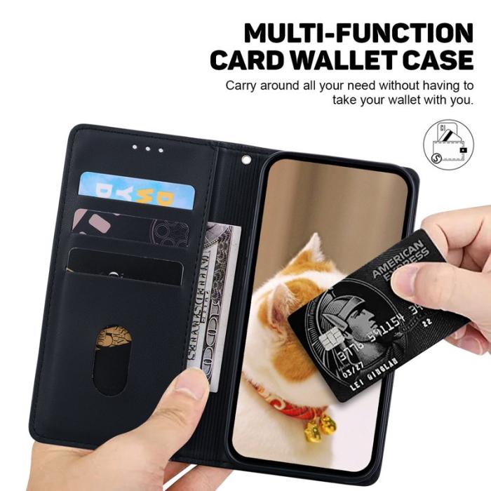 OEM - Mobilskal till Samsung Galaxy S26 / S26 Pro RFID-Skydd Kattmönster TPU- Svart