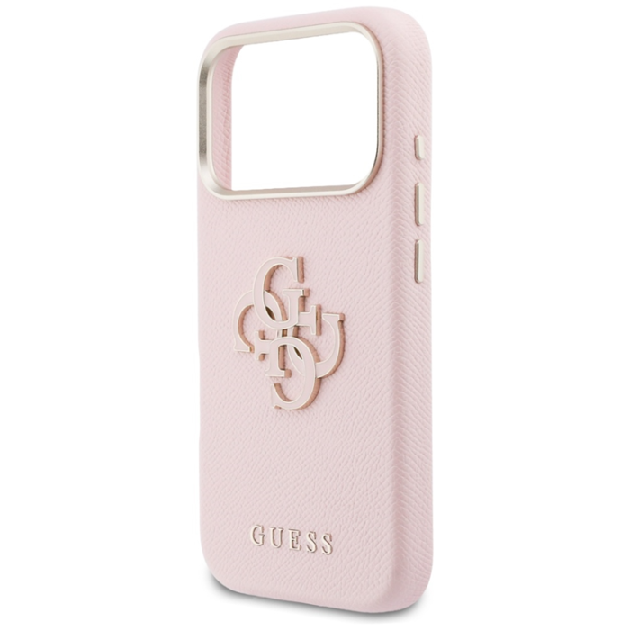 Guess - Guess Mobilskal iPhone 17 Pro Max FW Resin Logo - Rosa