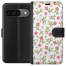 iSecrets - Pl&aring;nboksfodral till Google Pixel 9 Pro med Blommigt