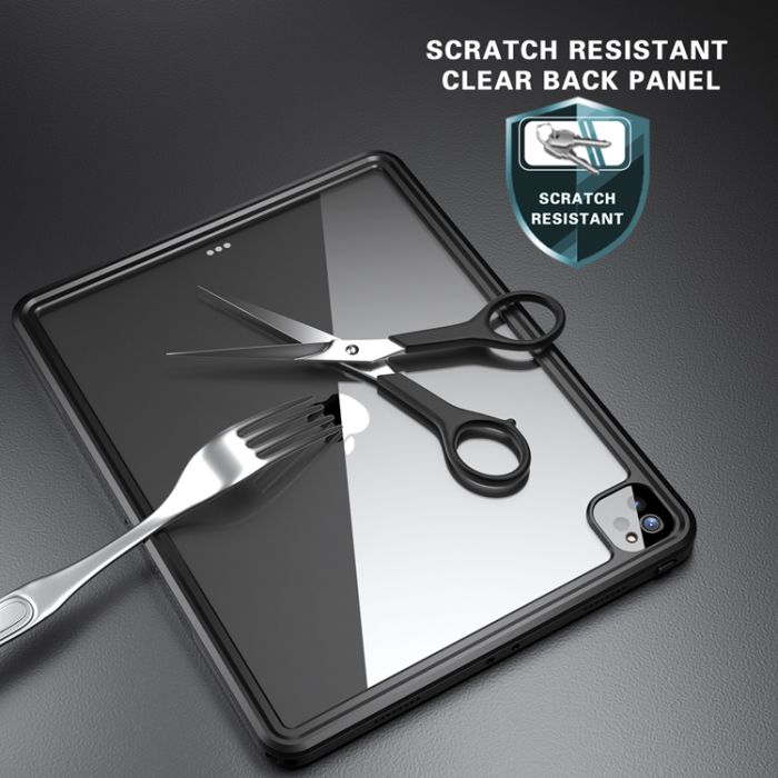OEM - iPad Pro 10.5 (2017/2019) Skal SHELLBOX Vattentät Shockproof - Svart