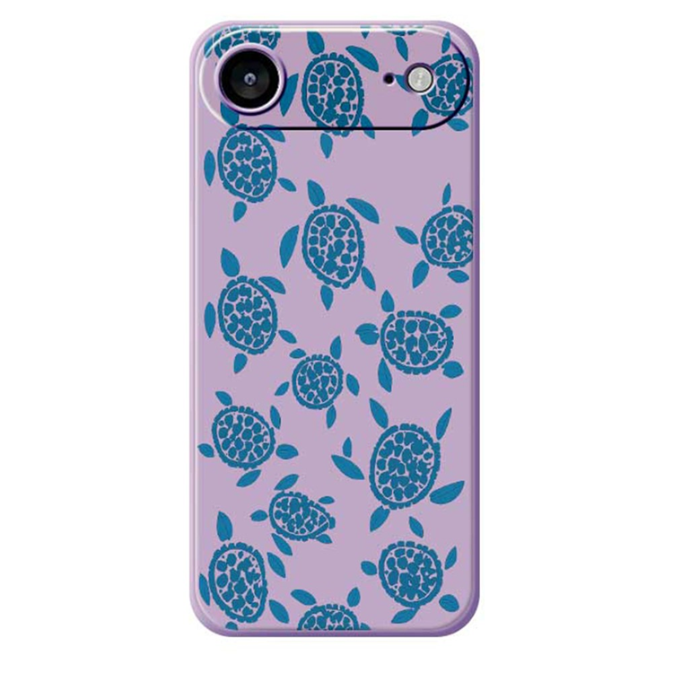 iPhone Air Mobilskal Turtle Pattern Straight Edge - Lila | 2353 | AlltMobil