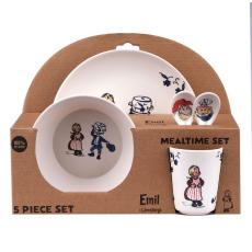 ASTRID - ASTRID 100% Melamine 5 Pcs Package (Plate, Bowl, Tumbler, 2 Spoons)