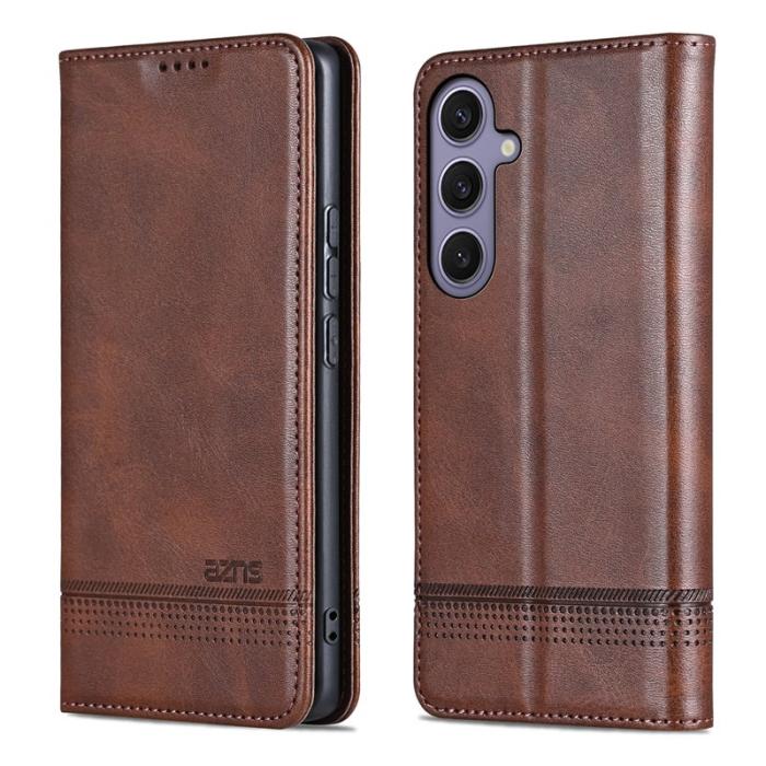 AZNS - AZNS Plånboksfodral för Samsung Galaxy S26 Plus Konstläder - Kaffe