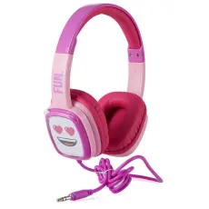 EMOJI - EMOJI Hörlurar Flip'N'Switch Junior On-Ear Trådad 80dB - Rosa