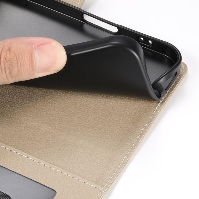 OEM - Plånboksfodral för Samsung Galaxy S26 Magnetiskt Konstläder - Aprikos