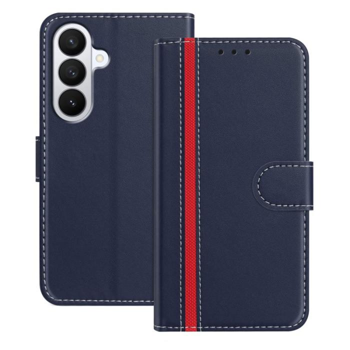 OEM - Plånboksfodral för Samsung Galaxy S26 Magnetiskt Konstläder - Blå