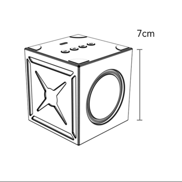 Yesido - YESIDO 5W TWS Högtalare Bluetooth med RGB-Belysning YSW34