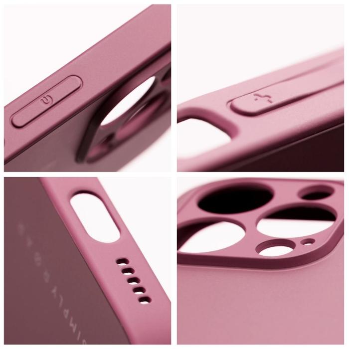 Roar - Roar Matte Glass Skal för iPhone 14 claret
