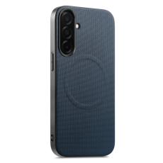 OEM - Mobilskal f&ouml;r Samsung Galaxy S26 Magnetiskt Konstl&auml;der + PC + TPU - M&ouml;rkbl&aring;