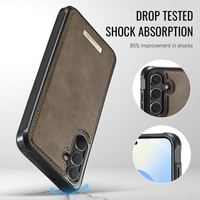Caseme - CaseMe Mobilskal för Samsung Galaxy S26 Magnetiskt Konstläder PC + TPU - Kaffe