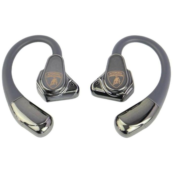 Audi - Lamborghini Open-Ear Trådlösa Hörlurar Bluetooth D1 Open Air - Grå