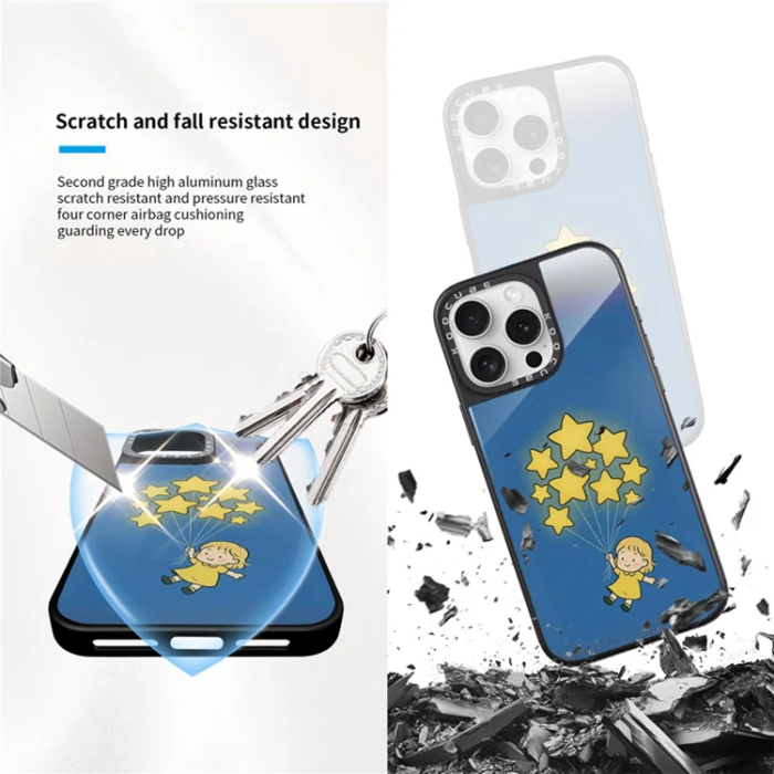 A-One Brand - Mobilskal till iPhone 14 Pro MagSafe Aluminium Silikon