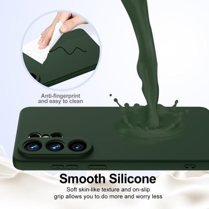 OEM - Mobilskal för Samsung Galaxy S26 Ultra Magnetiskt Silikon - Mörkgrön