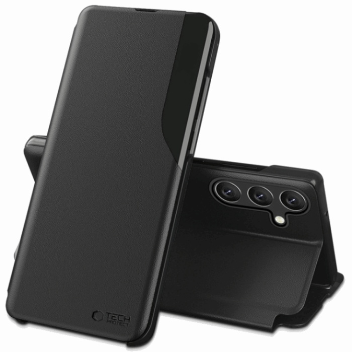 Tech-Protect - Tech-Protect Galaxy A56 5G Mobifodral Smart View - Svart