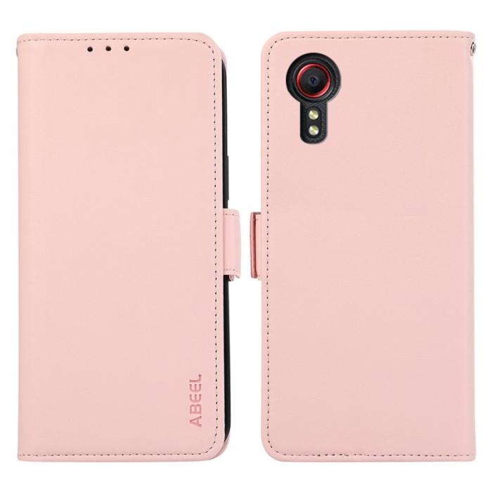 ABEEL - ABEEL Mobilskal till Samsung Galaxy Xcover7 RFID-Skydd Drop-Skydd Rosa