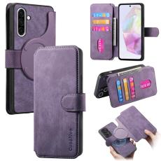 CASENEO - CASENEO Samsung Galaxy A36 5G Pl&aring;nboksfodral Konstl&auml;der - Lila