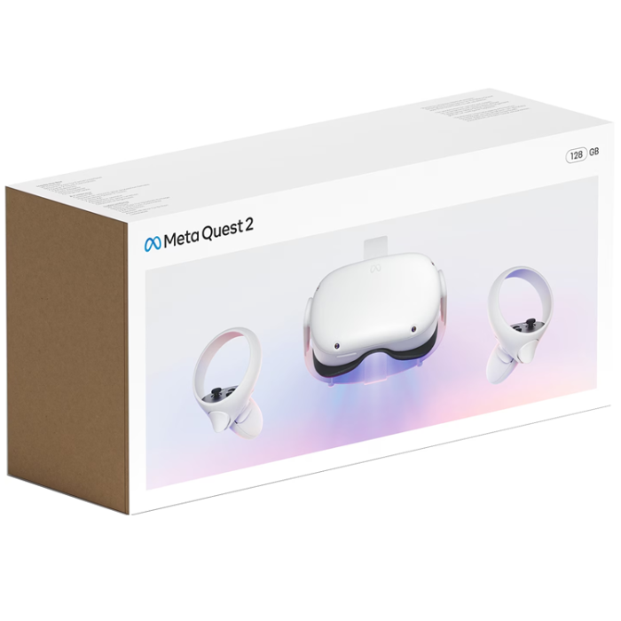 A-One Brand - Meta Quest 2, trådlöst VR-headset 128GB - Vit