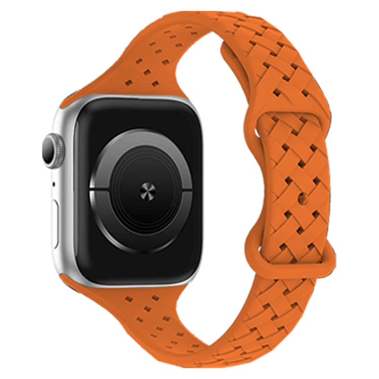 Apple Watch 7/8/SE/Ultra (42/44/45/49mm) Band Weave - Orange | 5123 | AlltMobil