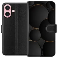 Gustaf - Pl&aring;nboksfodral till Apple iPhone 16 med Lyxig Cirklar