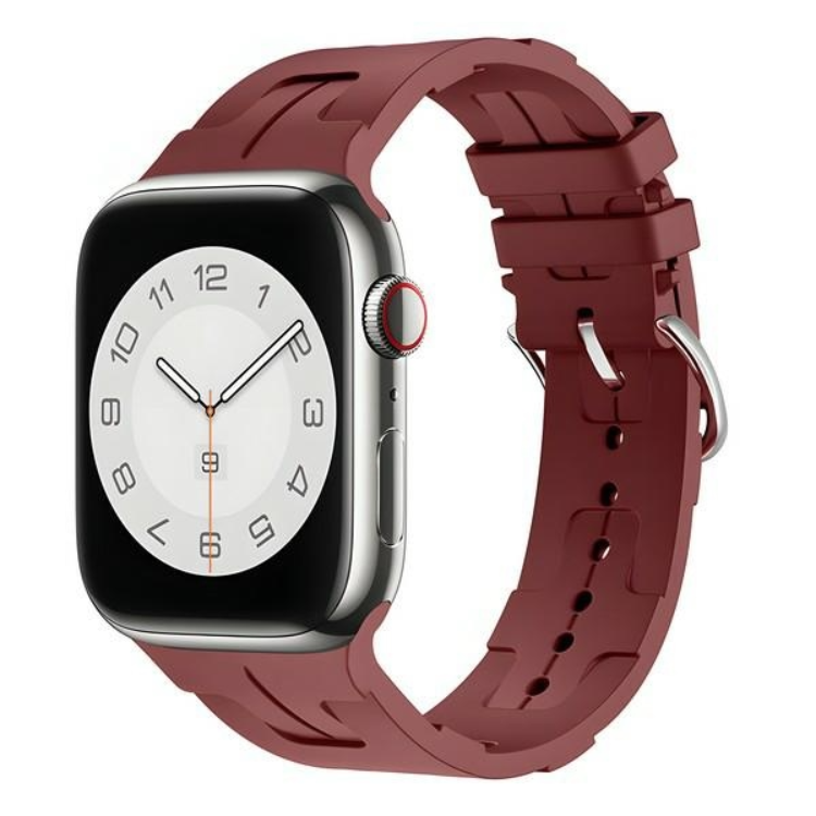 Beline Apple Watch (42/45/45/49mm) Armband Silikon Ultra - Maroon | 5123 | AlltMobil
