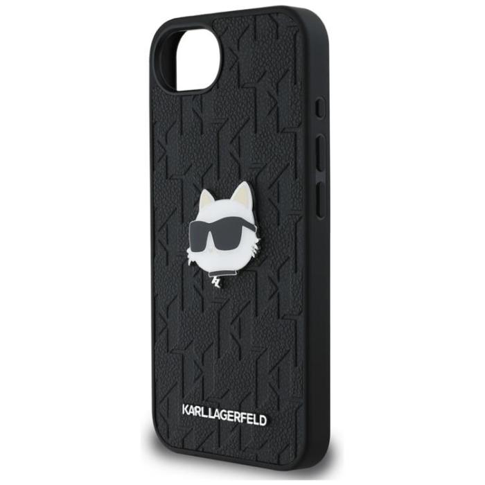 KARL LAGERFELD - Karl Lagerfeld iPhone 16e Mobilskal Monogram Choupette Head