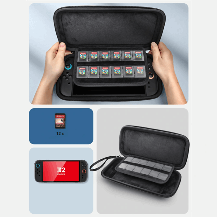 SupCase - SupCase Nintendo Switch 2 Fodral Carrying Mini - Svart