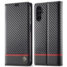 LC.imeeke - LC.IMEEKE Samsung Galaxy A56 5G Pl&aring;nboksfodral Konstl&auml;der - Vit