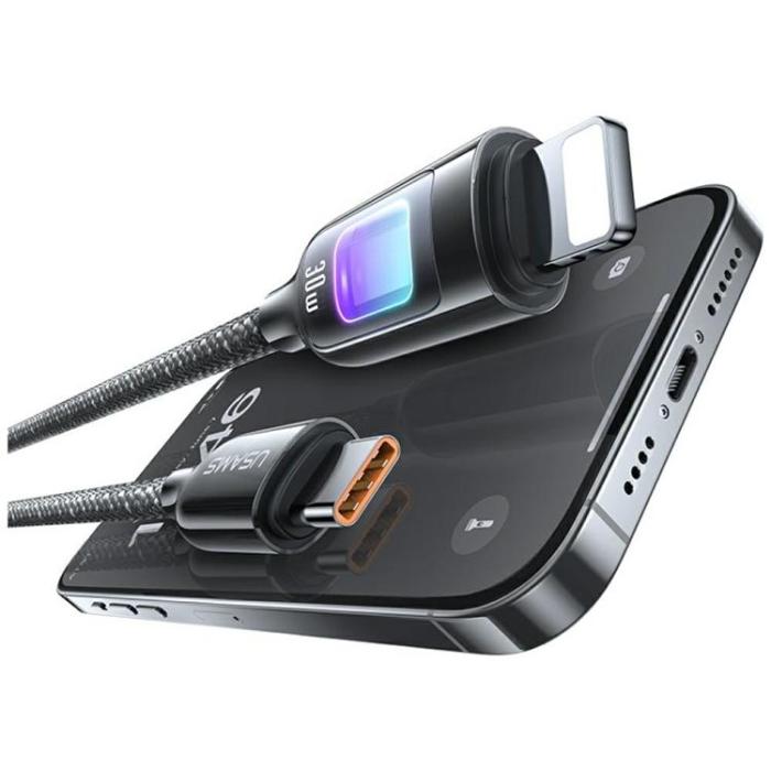 USAMS - USAMS USB-C Till Lightning Kabel 30W 1.2m TC - Titan