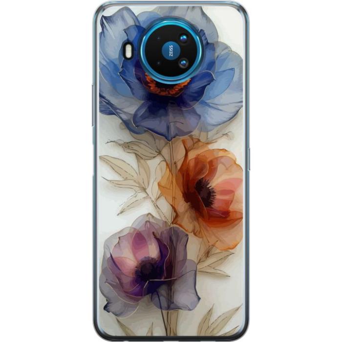 iSecrets - Mobilskal till Nokia 8.3 5G med Silkesblommor