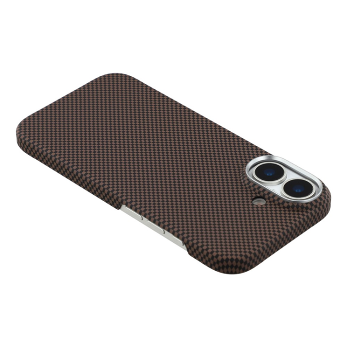 A-One Brand - iPhone 17 Mobilskal MagSafe Carbon Fiber - Gilded